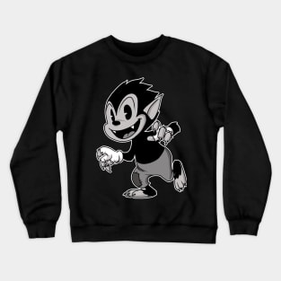 Scratchy Moon Crewneck Sweatshirt